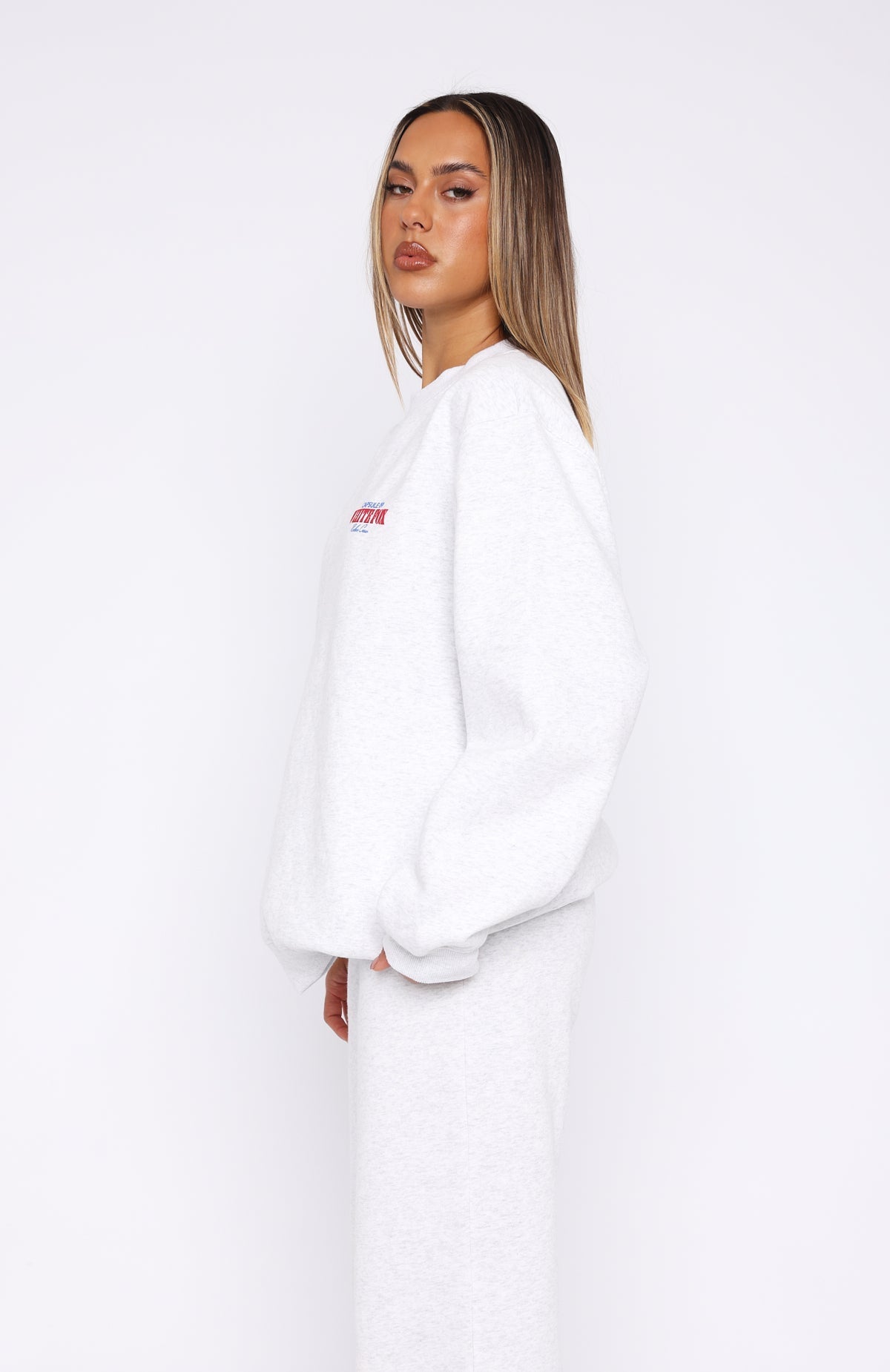 Capsule 9 Rodeo Crew Oversized Sweater Grey Marle