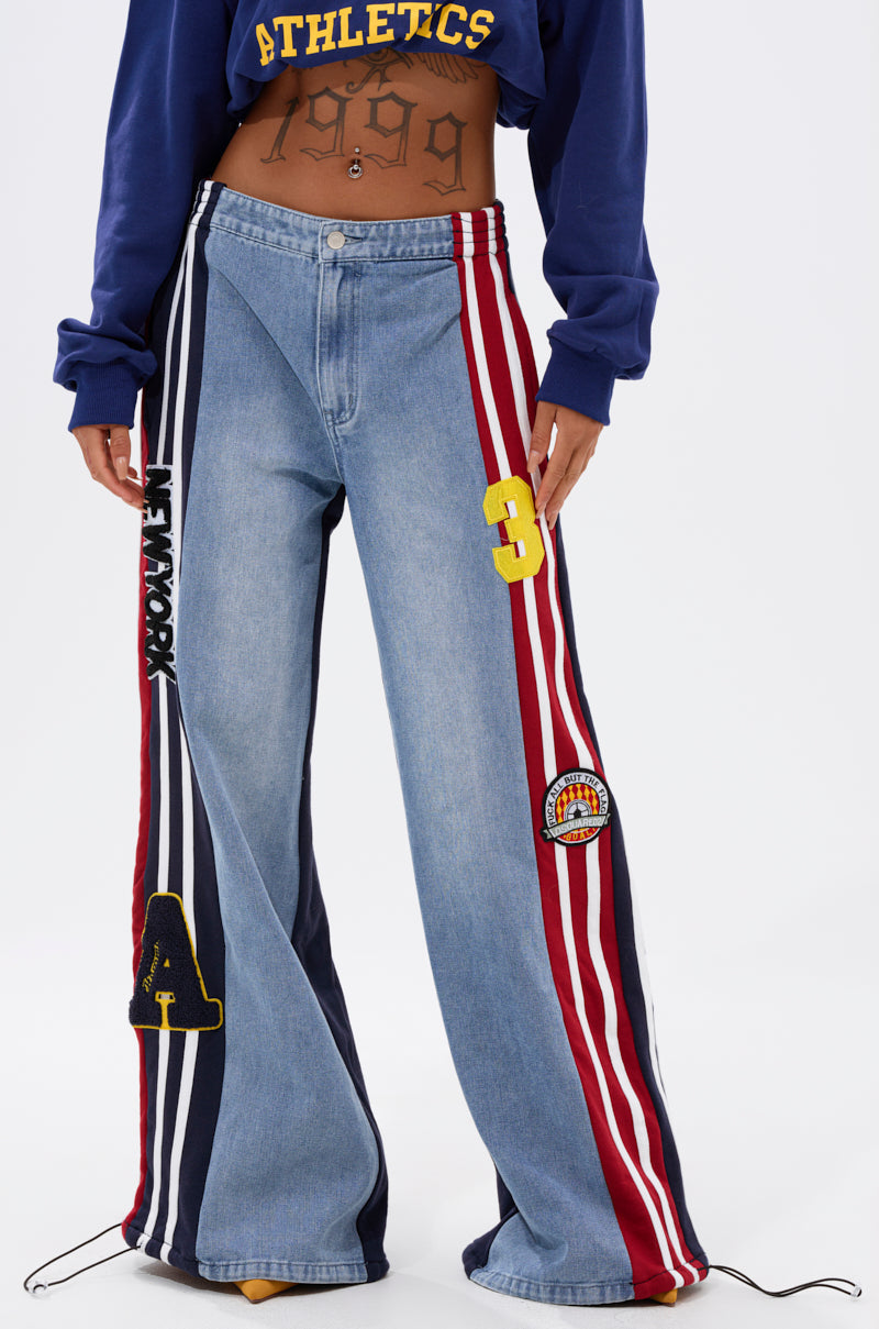 LIGHTS OUT TWO-IN-ONE JEANS
