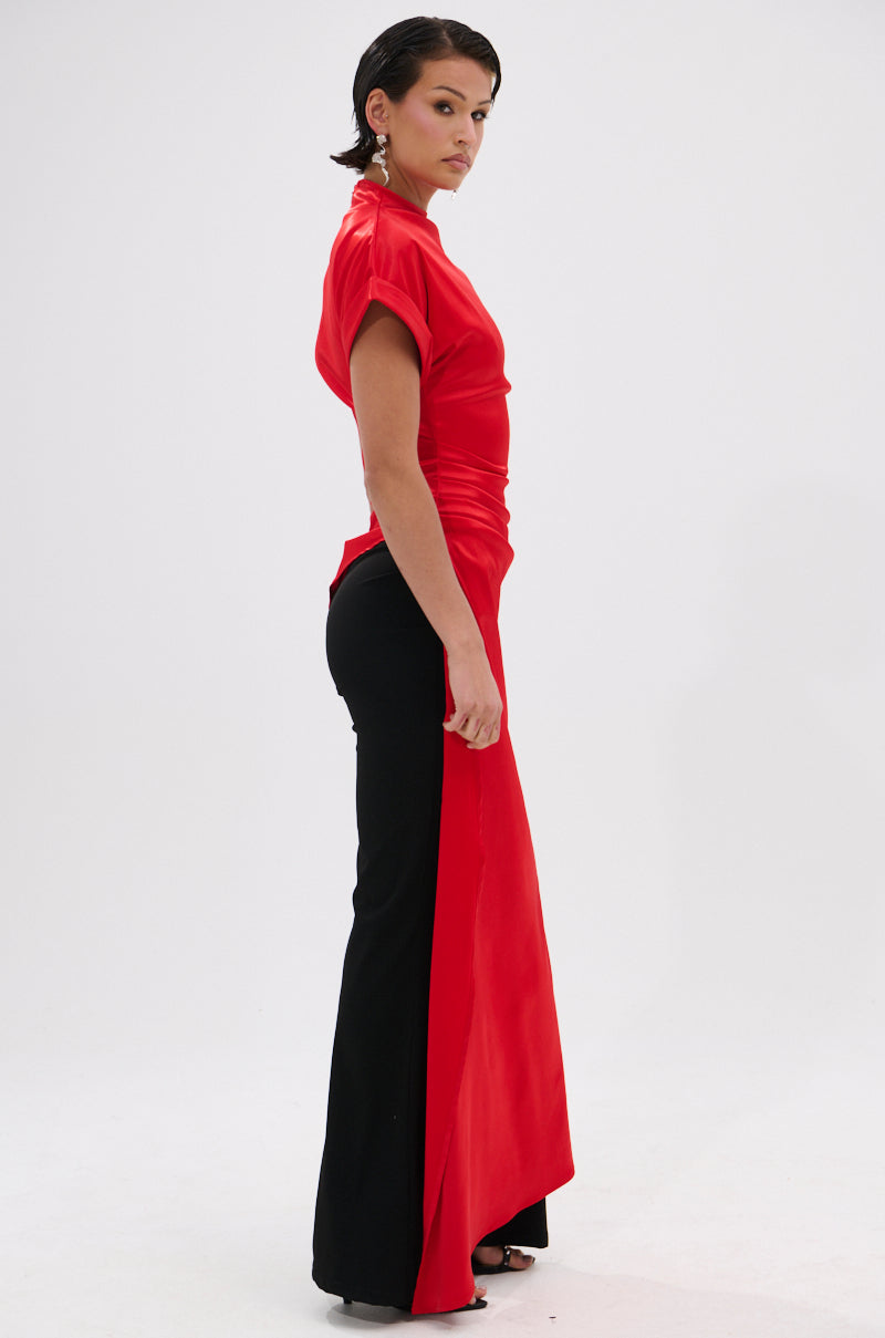 HILLARY SATIN BLOUSE