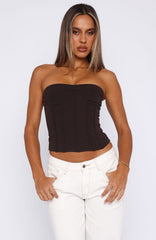 Little Lies Bustier Chocolate