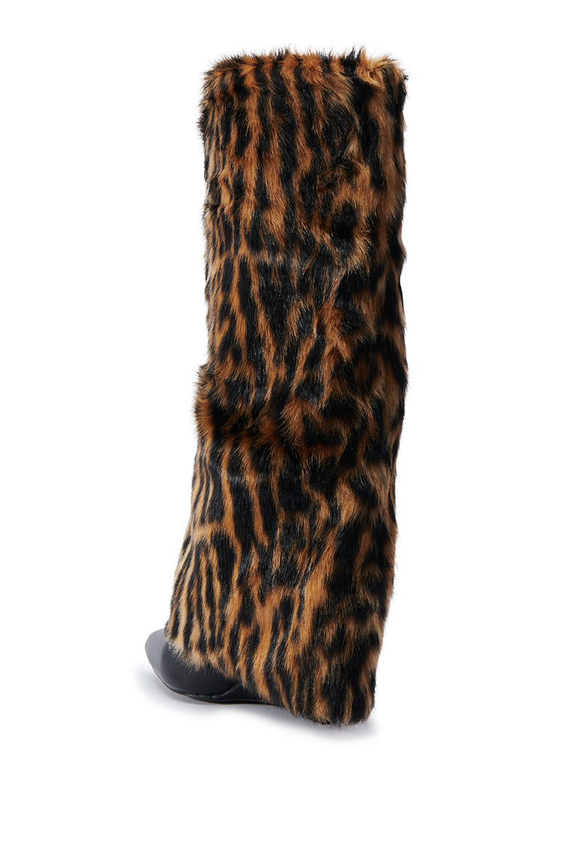 AZALEA WANG RAILAY WEDGE BOOT