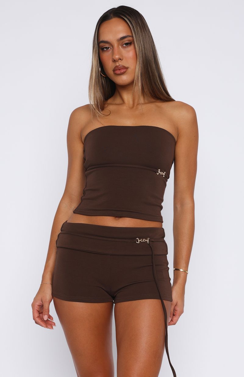Living The High Life Shorts Chocolate