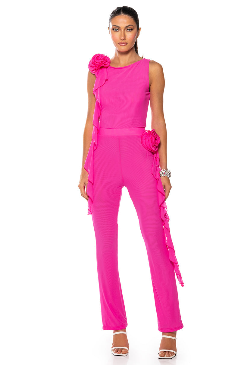 ARIANA FLOUNCED FLARED LEGGING