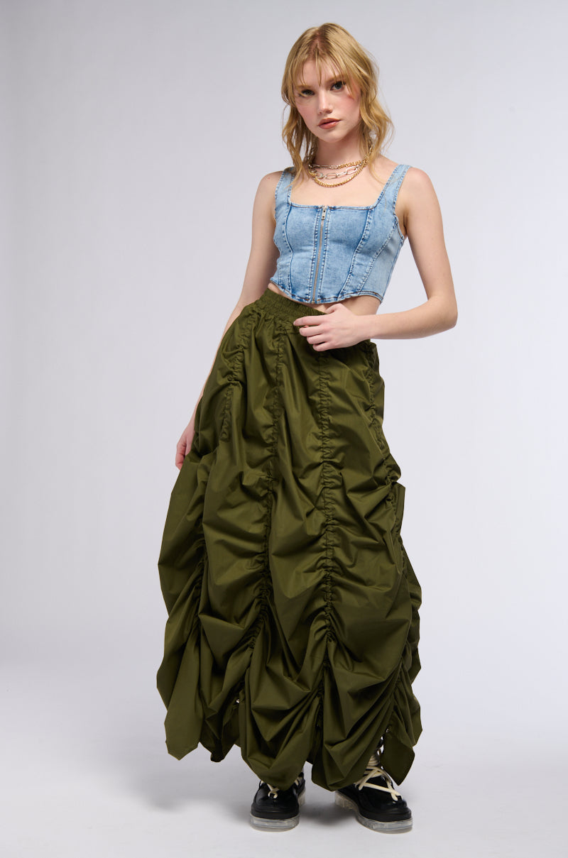 WYNN DENIM CORSET